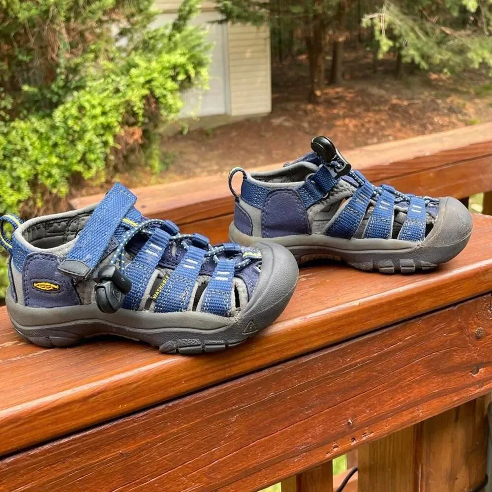 Keen Toddler 9 Newport H2 Waterproof Blue Boys Sandals